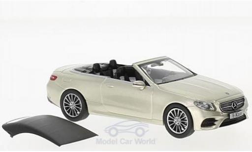 Coche miniatura Mercedes Classe E 1/43 iScale Cabriolet (A238) metalico beige 2017 Mercedes Classe E 1/43 iScale Cabriolet (A238) metalico beige 2017 coche miniatura