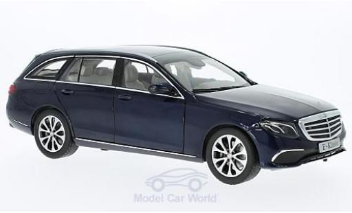 Coche miniatura Mercedes Classe E 1/18 iScale (S213) metalico azul Mercedes Classe E 1/18 iScale (S213) metalico azul coche miniatura