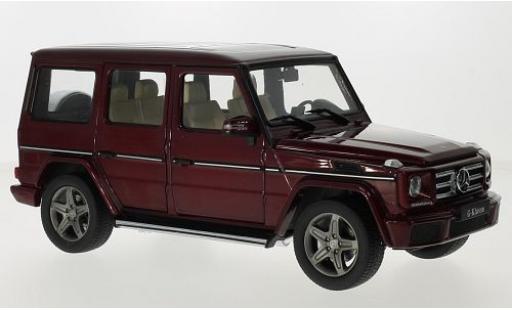 Coche miniatura Mercedes Classe G 1/18 iScale (W463) metalico rojo 2015 Mercedes Classe G 1/18 iScale (W463) metalico rojo 2015 coche miniatura