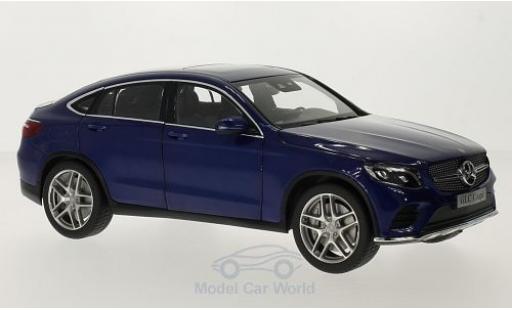 Mercedes Classe GLC 1/18 iScale GLC Coupe (C253) metalico azul coche miniatura