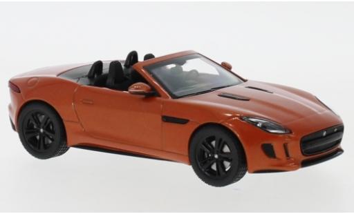 Coche miniatura Jaguar F-Type 1/43 IXO V8 S metalico naranja Jaguar F-Type 1/43 IXO V8 S metalico naranja coche miniatura