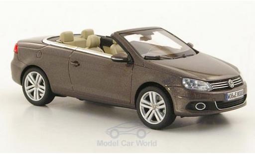 Coche miniatura Volkswagen Eos 1/43 Kyosho metalico marron 2011 Volkswagen Eos 1/43 Kyosho metalico marron 2011 coche miniatura