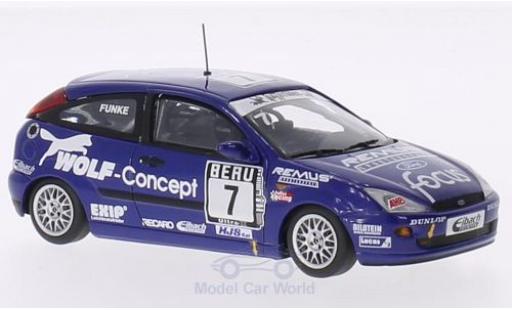 Coche miniatura Ford Focus 1/43 Minichamps DTC No.7 Wolf-Concept DTC M.Funke Ford Focus 1/43 Minichamps DTC No.7 Wolf-Concept DTC M.Funke coche miniatura