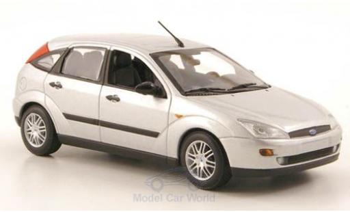 Coche miniatura Ford Focus 1/43 Minichamps MkI gris 1998 Ford Focus 1/43 Minichamps MkI gris 1998 coche miniatura