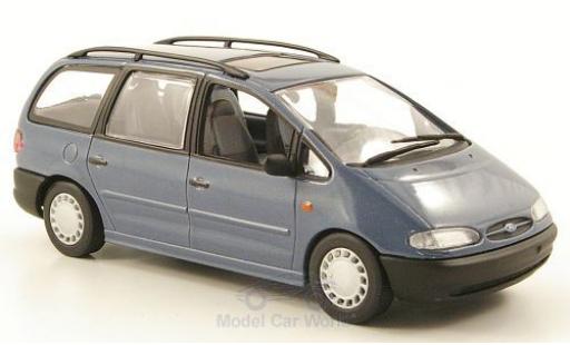Coche miniatura Ford Galaxy 1/43 Minichamps MKI metalico azul 1995 Ford Galaxy 1/43 Minichamps MKI metalico azul 1995 coche miniatura