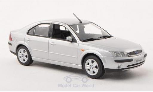 Coche miniatura Ford Mondeo 1/43 Minichamps MKIII gris 2001 Stufenheck Ford Mondeo 1/43 Minichamps MKIII gris 2001 Stufenheck coche miniatura