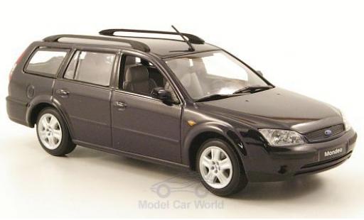 Coche miniatura Ford Mondeo 1/43 Minichamps MKIII Turnier azul 2001 Ford Mondeo 1/43 Minichamps MKIII Turnier azul 2001 coche miniatura