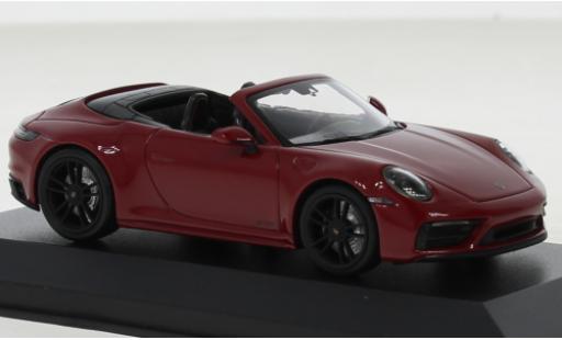 Coche miniatura Porsche 992 GTS 1/43 Minichamps 991  Carrera Cabriolet rojo 2022 Porsche 992 GTS 1/43 Minichamps 991  Carrera Cabriolet rojo 2022 coche miniatura