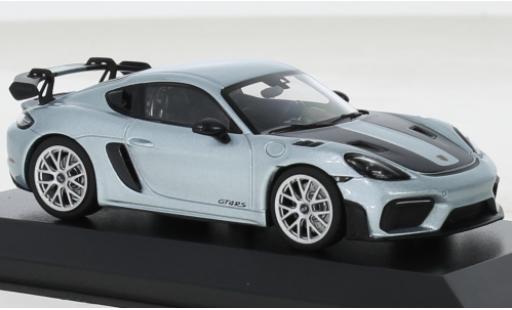Coche miniatura Porsche Cayman GT4 1/43 Minichamps RS metallise azul clair 2022 Porsche Cayman GT4 1/43 Minichamps RS metallise azul clair 2022 coche miniatura