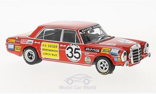Coche miniatura Mercedes 300 SEL 1/43 Minichamps SEL 6.8 AMG No.35 Briefmarken Sieger 24h Spa 1971 H.Heyer/C.Schickentanz Mercedes 300 SEL 1/43 Minichamps SEL 6.8 AMG No.35 Briefmarken Sieger 24h Spa 1971 H.Heyer/C.Schickentanz coche miniatura