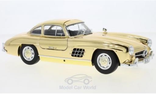 Coche miniatura Mercedes 300 SL 1/18 Minichamps SL (W198) gold 1954 Mercedes 300 SL 1/18 Minichamps SL (W198) gold 1954 coche miniatura
