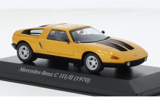 Coche miniatura Mercedes C111 1/43 I Minichamps / II naranja 1969 1:43 Mercedes C111 1/43 I Minichamps / II naranja 1969 1:43 coche miniatura