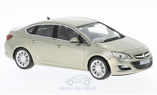 Coche miniatura Opel Astra 1/43 Minichamps J Limousine metalico beige 2012 Opel Astra 1/43 Minichamps J Limousine metalico beige 2012 coche miniatura