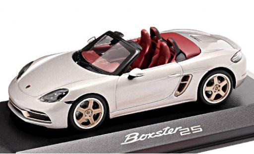 Coche miniatura Porsche Boxster 1/43 Minichamps 718 25 (982) metalico gris 2021 25 années Porsche Boxster 1/43 Minichamps 718 25 (982) metalico gris 2021 25 années coche miniatura