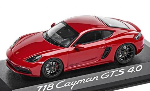 Coche miniatura Porsche Cayman GTS 1/43 Minichamps 718 GTS 4.0 (982) rojo 2020 Porsche Cayman GTS 1/43 Minichamps 718 GTS 4.0 (982) rojo 2020 coche miniatura