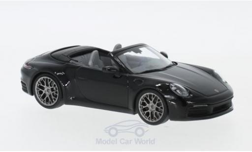Coche miniatura Porsche 992 1/43 Minichamps 911 () Carrera 4 Cabriolet negro 2019 Porsche 992 1/43 Minichamps 911 () Carrera 4 Cabriolet negro 2019 coche miniatura