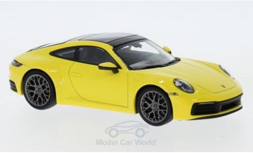 Coche miniatura Porsche 992 4S 1/43 Minichamps 911 () Carrera 4S amarillo 2019 Porsche 992 4S 1/43 Minichamps 911 () Carrera 4S amarillo 2019 coche miniatura