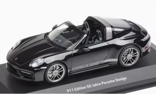 Coche miniatura Porsche 992 Targa 1/43 Minichamps 911 () Targa negro 50 Jahre Design Porsche 992 Targa 1/43 Minichamps 911 () Targa negro 50 Jahre Design coche miniatura