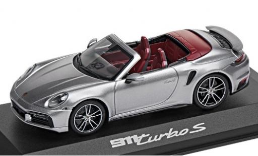 Coche miniatura Porsche 992 Turbo s 1/43 Minichamps 911 () Turbo S Cabriolet gris 2020 Porsche 992 Turbo s 1/43 Minichamps 911 () Turbo S Cabriolet gris 2020 coche miniatura