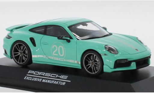 Coche miniatura Porsche 992 Turbo s 1/43 Minichamps 911 () Turbo S verde China 20th Anniversary Porsche 992 Turbo s 1/43 Minichamps 911 () Turbo S verde China 20th Anniversary coche miniatura