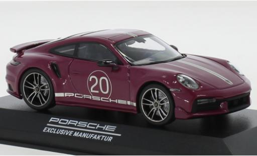 Coche miniatura Porsche 992 Turbo s 1/43 Minichamps 911 () Turbo S lila China 20th Anniversary Porsche 992 Turbo s 1/43 Minichamps 911 () Turbo S lila China 20th Anniversary coche miniatura