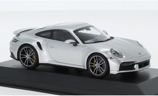 Coche miniatura Porsche 992 Turbo s 1/43 Minichamps 911 () Turbo S gris 2020 Porsche 992 Turbo s 1/43 Minichamps 911 () Turbo S gris 2020 coche miniatura