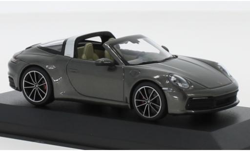 Coche miniatura Porsche 992 Targa 1/43 Minichamps 911 Targa 4S () metalico gris Porsche 992 Targa 1/43 Minichamps 911 Targa 4S () metalico gris coche miniatura