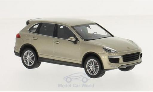 Coche miniatura Porsche Cayenne Turbo 1/43 Minichamps Turbo metalico beige 2014 Porsche Cayenne Turbo 1/43 Minichamps Turbo metalico beige 2014 coche miniatura