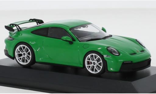 Coche miniatura Porsche 992 GT3 1/43 Minichamps 911 () GT3 verde 2021 Porsche 992 GT3 1/43 Minichamps 911 () GT3 verde 2021 coche miniatura