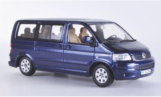 Coche miniatura Volkswagen T5 1/43 Minichamps Multivan metalico azul 2003 Volkswagen T5 1/43 Minichamps Multivan metalico azul 2003 coche miniatura