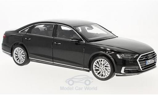 Coche miniatura Audi A8 1/18 Norev L metalico negro 2017 Audi A8 1/18 Norev L metalico negro 2017 coche miniatura