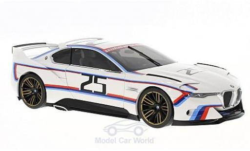 Bmw 3.0 S 1/18 Norev CSL Hommage R blanco 2015 No.25 Pebble Beach coche miniatura