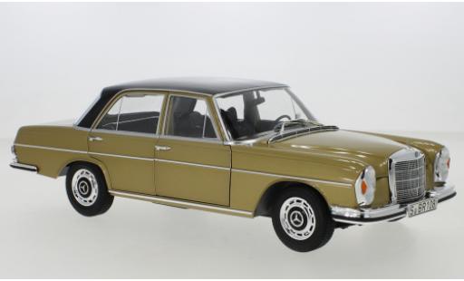 Coche miniatura Mercedes 280 1/18 Norev SE (W108) metallise beige/negro 1968 Mercedes 280 1/18 Norev SE (W108) metallise beige/negro 1968 coche miniatura