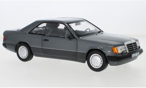 Mercedes Classe E 1/18 Norev 300 CE-24 Coupe (C124) metallise gris 1988 coche miniatura