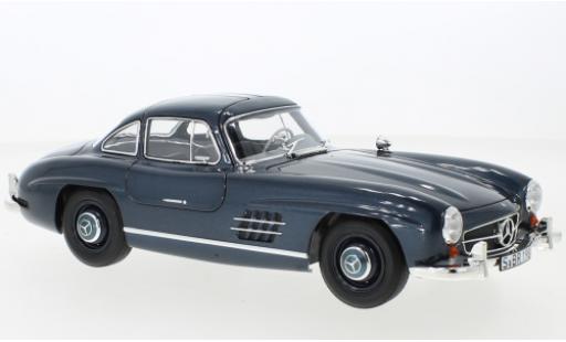 Mercedes 300 1/18 Norev SL (W198) metallise azul 1954 coche miniatura