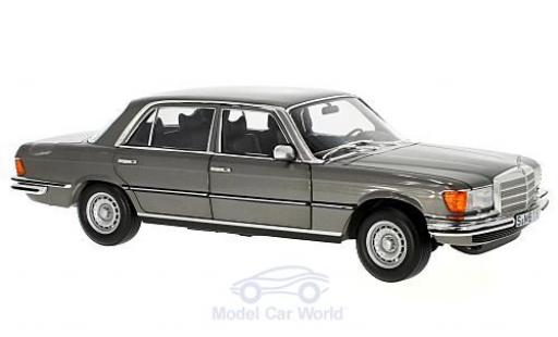 Coche miniatura Mercedes 450 SEL 1/18 Norev SEL 6.9 (W116) metalico gris 1976 Mercedes 450 SEL 1/18 Norev SEL 6.9 (W116) metalico gris 1976 coche miniatura