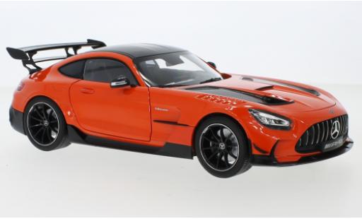Mercedes AMG GT 1/18 Norev Black Series (C190) naranja coche miniatura