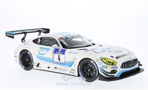 Coche miniatura Mercedes AMG GT 1/18 Norev 3 No.4 Black Falcon SAP 24h Nürburgring 2016 A.Christodoulou/M.Metzger/B.Schneider/M.Engel Mercedes AMG GT 1/18 Norev 3 No.4 Black Falcon SAP 24h Nürburgring 2016 A.Christodoulou/M.Metzger/B.Schneider/M.Engel coche miniatura