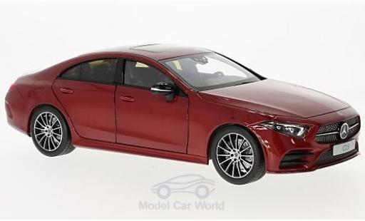 Coche miniatura Mercedes CLS 1/18 Norev Coupe (C257) metalico rojo 2018 Mercedes CLS 1/18 Norev Coupe (C257) metalico rojo 2018 coche miniatura
