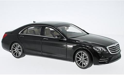 Coche miniatura Mercedes Classe S 1/18 Norev V222 Mopf negro 2017 Mercedes Classe S 1/18 Norev V222 Mopf negro 2017 coche miniatura