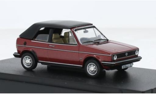 Volkswagen Golf 1/43 I Norev I Cabriolet metallise rojo 1978 1:43 coche miniatura