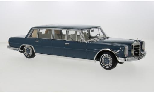 Mercedes 600 1/18 I NZG Pullman (W100) blau 1963 1:18 coche miniatura