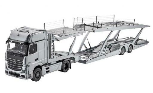 Mercedes Actros 1/18 NZG Autotransporter gris avec Lohr remorque coche miniatura