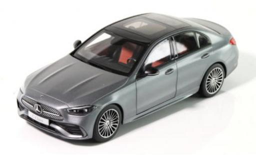 Coche miniatura Mercedes Classe C 1/18 NZG (W206) metalico gris 2021 Mercedes Classe C 1/18 NZG (W206) metalico gris 2021 coche miniatura