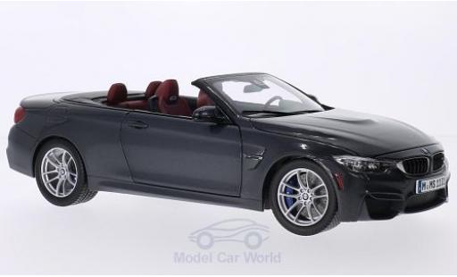 Coche miniatura Bmw M4 F83 1/18 Paragon Cabrio (F83) metalico gris 2014 Bmw M4 F83 1/18 Paragon Cabrio (F83) metalico gris 2014 coche miniatura