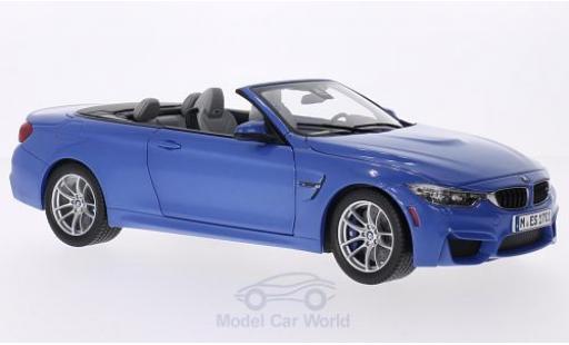 Coche miniatura Bmw M4 1/18 Paragon Convertible metalico azul 2015 ohne Vitrine Bmw M4 1/18 Paragon Convertible metalico azul 2015 ohne Vitrine coche miniatura