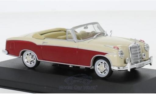 Coche miniatura Mercedes 220 1/43 Pct SE (W128) Cabriolet rojo/beige 1958 Mercedes 220 1/43 Pct SE (W128) Cabriolet rojo/beige 1958 coche miniatura
