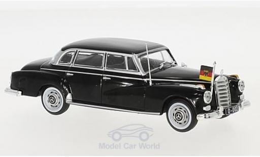 Coche miniatura Mercedes 300 S 1/43 Pct d (W189) negro 1957 Mercedes 300 S 1/43 Pct d (W189) negro 1957 coche miniatura