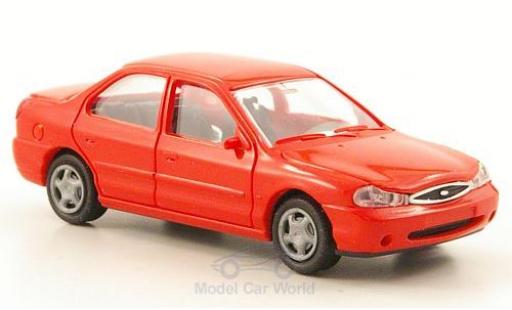 Coche miniatura Ford Mondeo 1/87 Rietze MKII Stufenheck rojo 1996 ohne Vitrine Ford Mondeo 1/87 Rietze MKII Stufenheck rojo 1996 ohne Vitrine coche miniatura