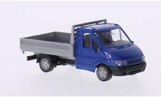 Ford Transit 1/87 Rietze Pritsche azul/gris 2001 sans Vitrine coche miniatura
